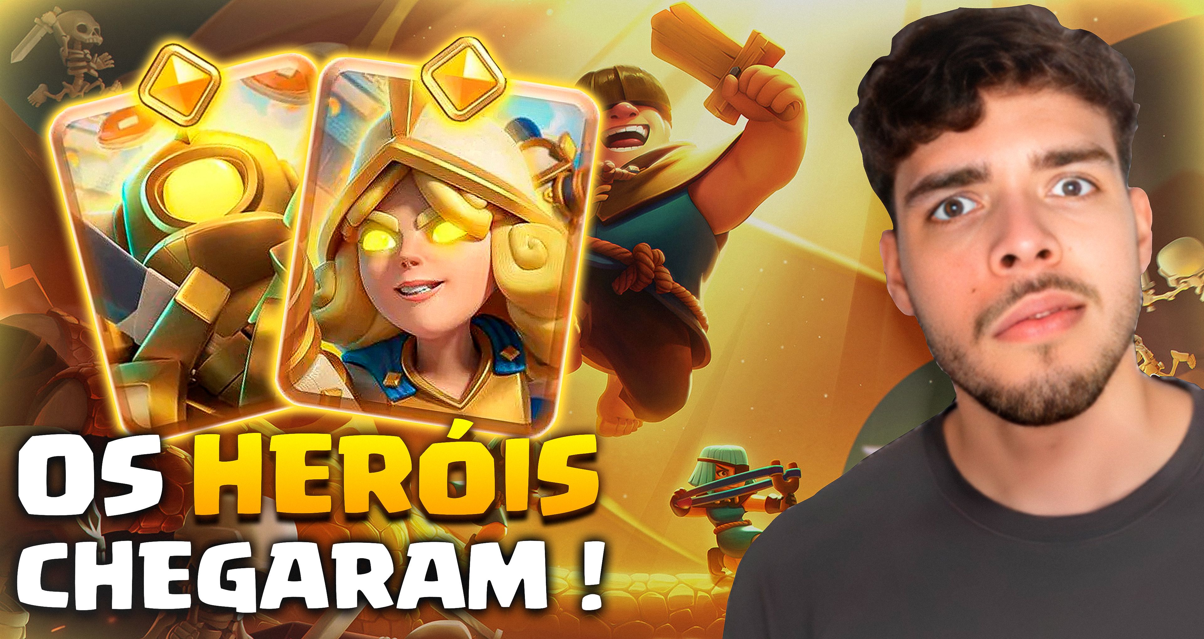 Thumbnail Os Heróis Chegaram Clash Royale