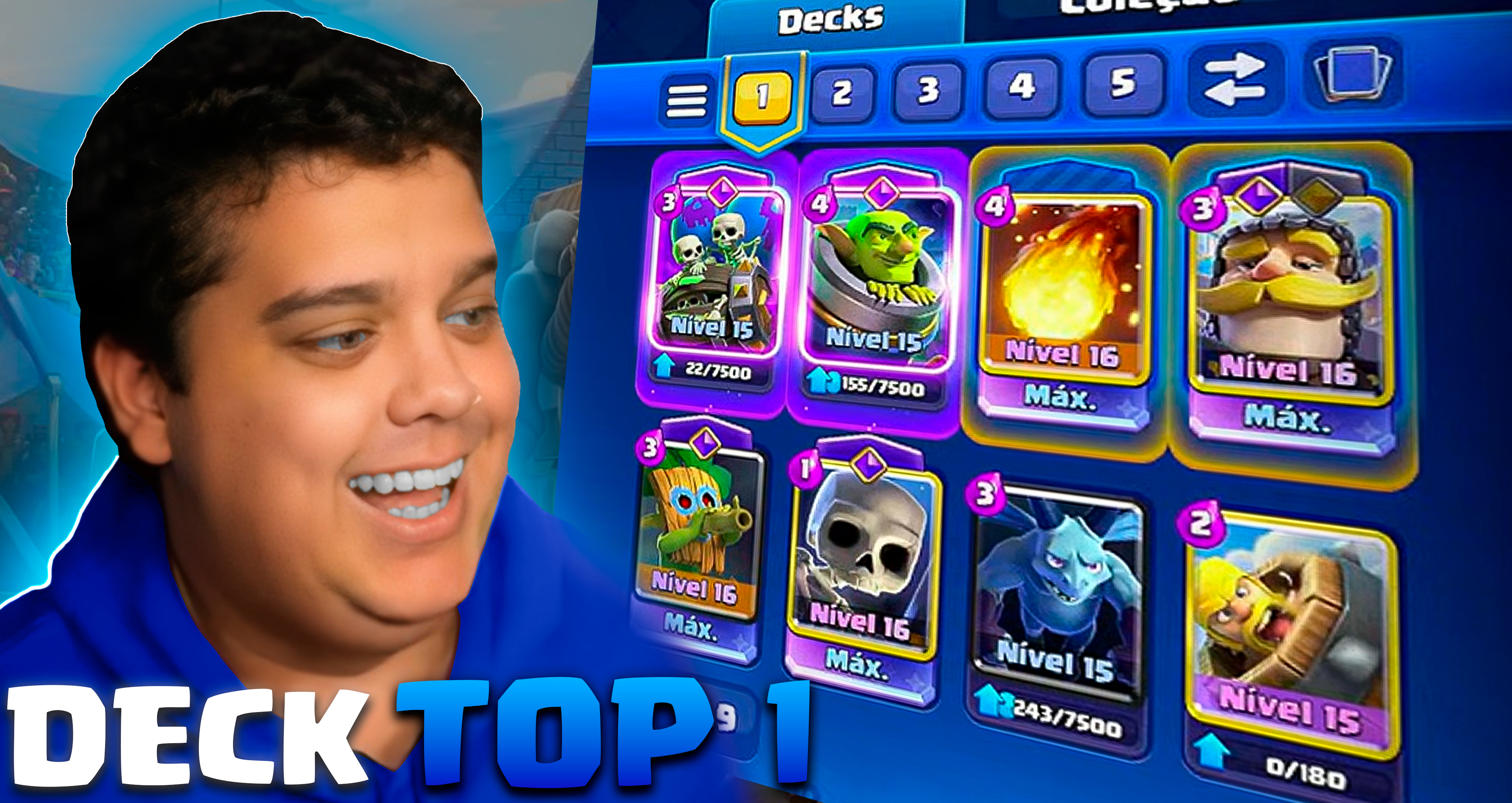 Thumbnail Deck Top 1 Clash Royale