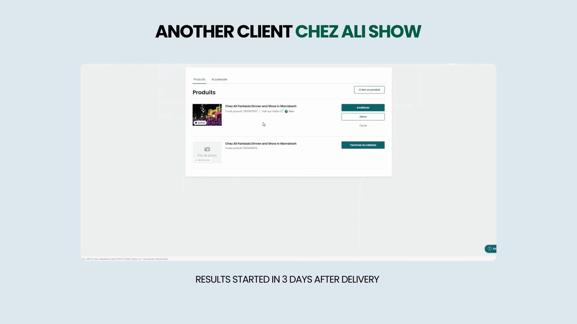 عميل شيز علي - صفحة المنتجات