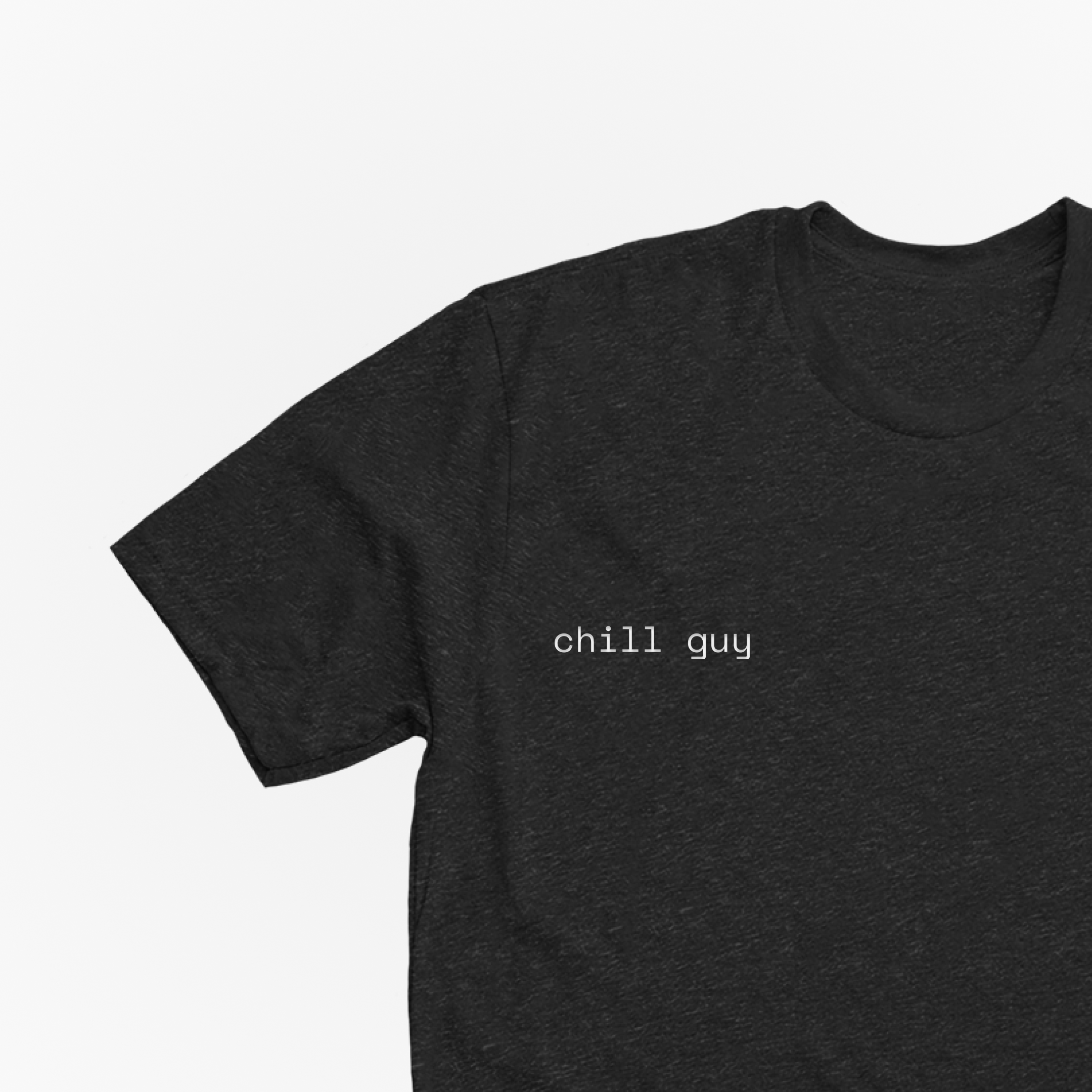 "chill guy" T-shirt detail