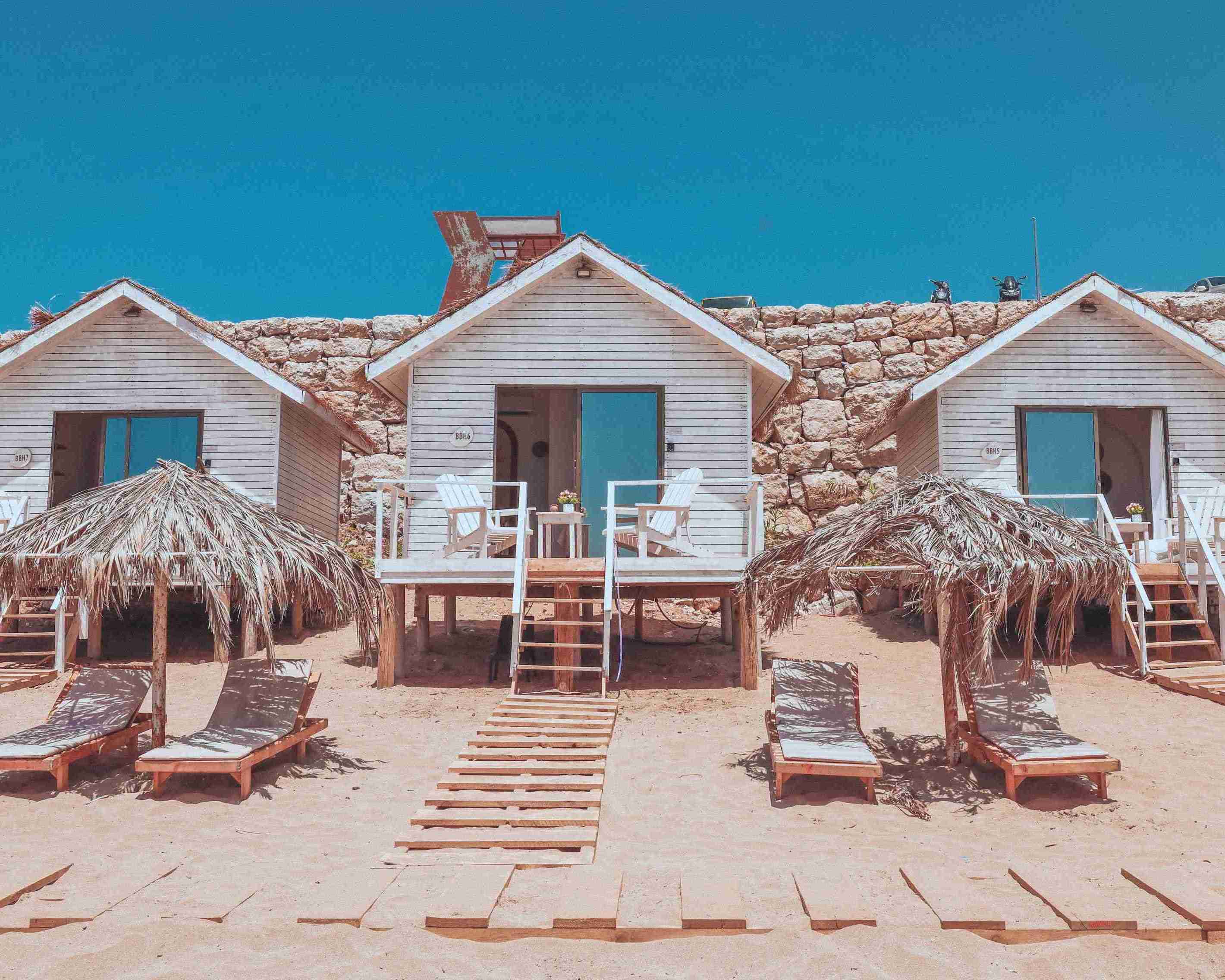 Coastal Beach Cabanas
