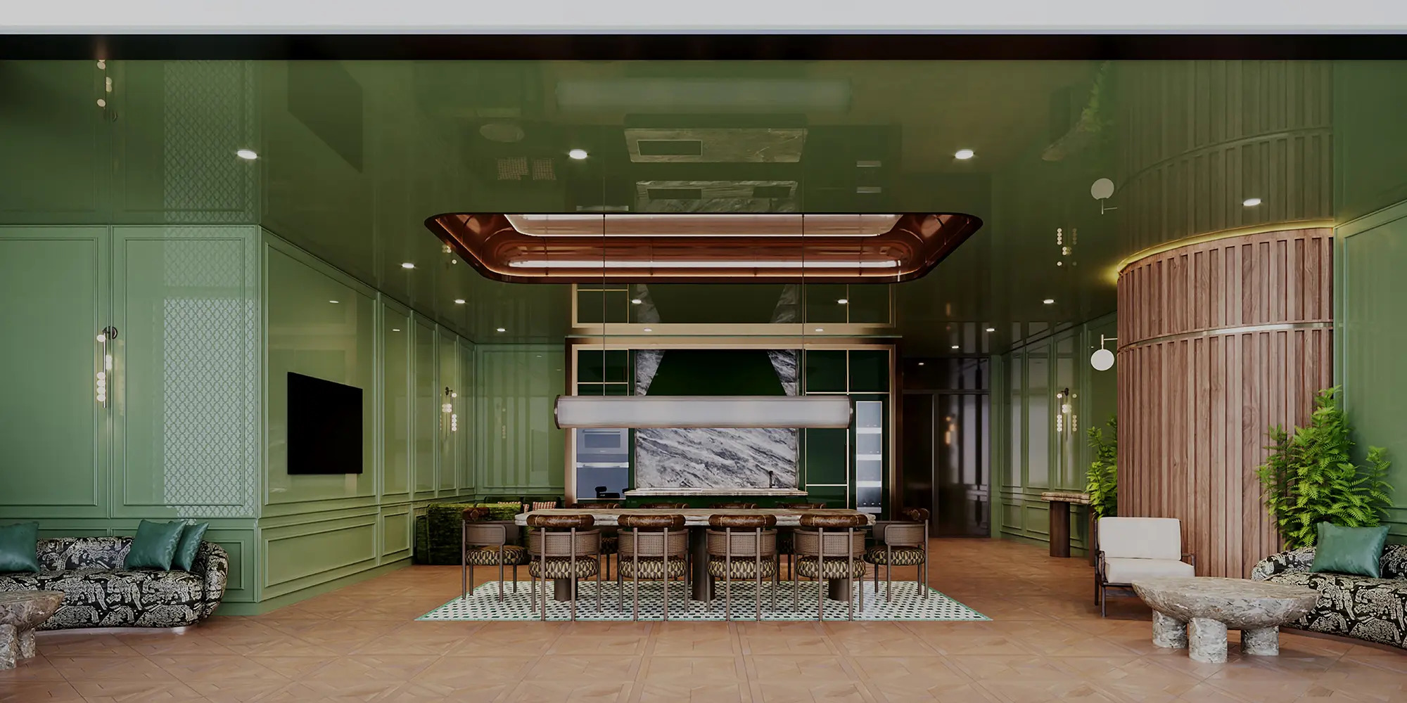 會所社交空間 Clubhouse Social Lounge