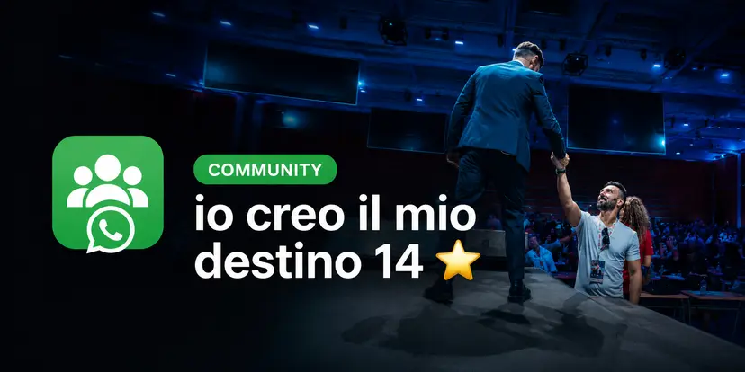 Community WhatsApp Io Creo Il Mio Destino