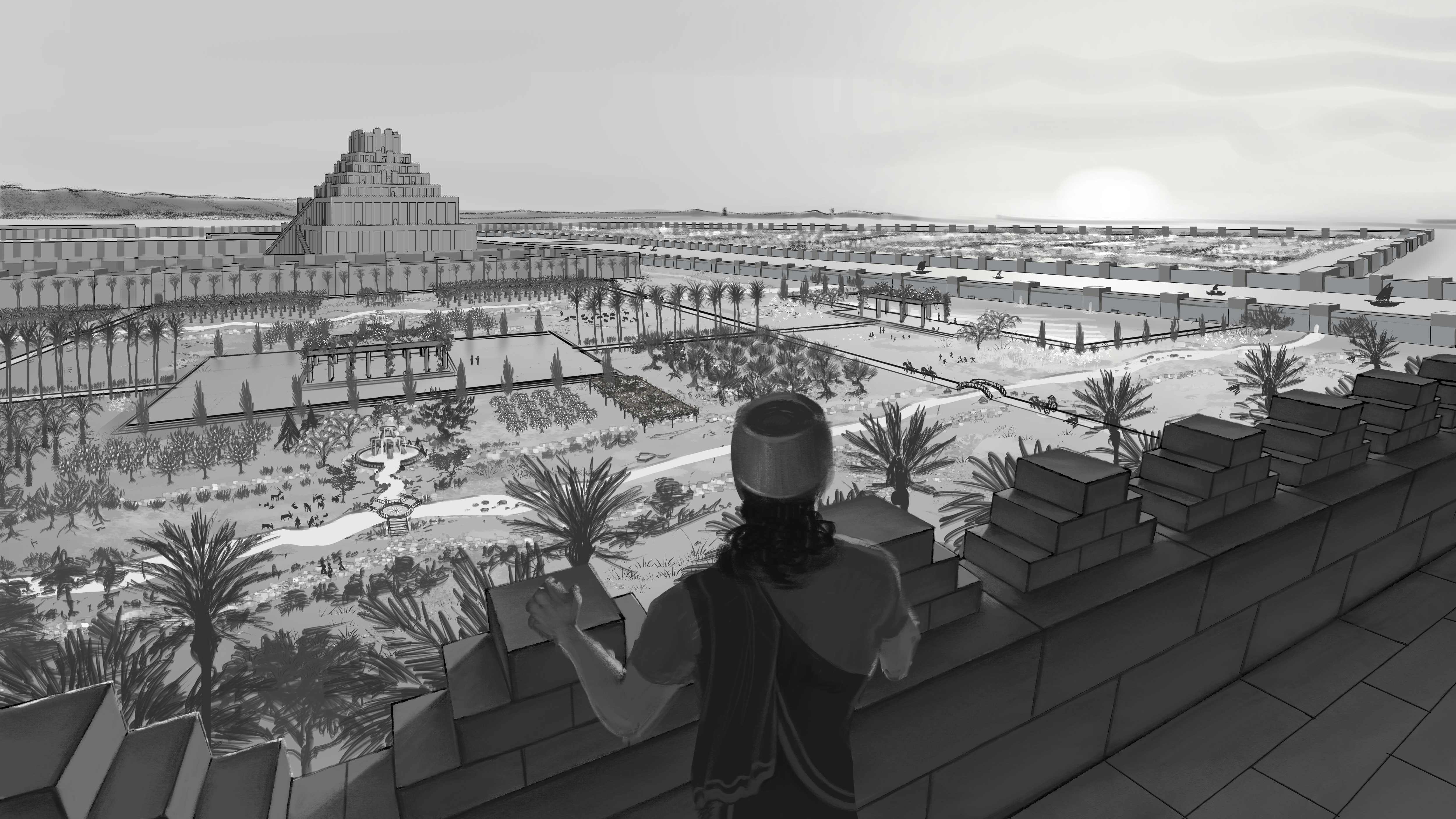 View of Babylon from the balcony