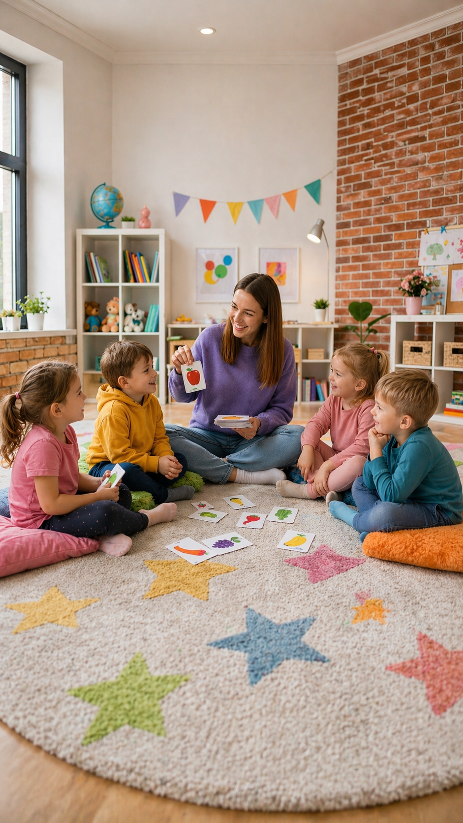 Dzieci śmiejące się podczas nauki