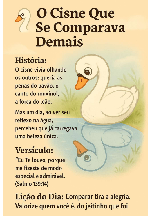 O Cisne Que Se Comparava Demais