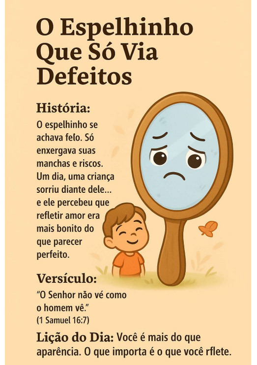 O Espelhinho Que So Via Defeitos