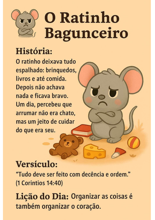 O Ratinho Bagunceiro