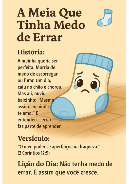 A Meia Que Tinha Medo de Errar