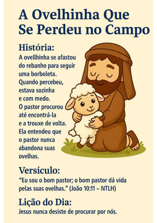 A Ovelhinha Que Se Perdeu no Campo