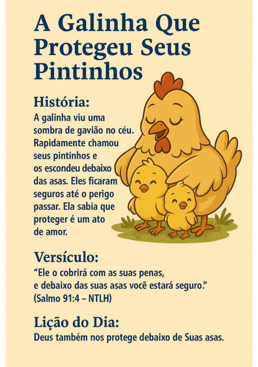 A Galinha Que Protegeu Seus Pintinhos