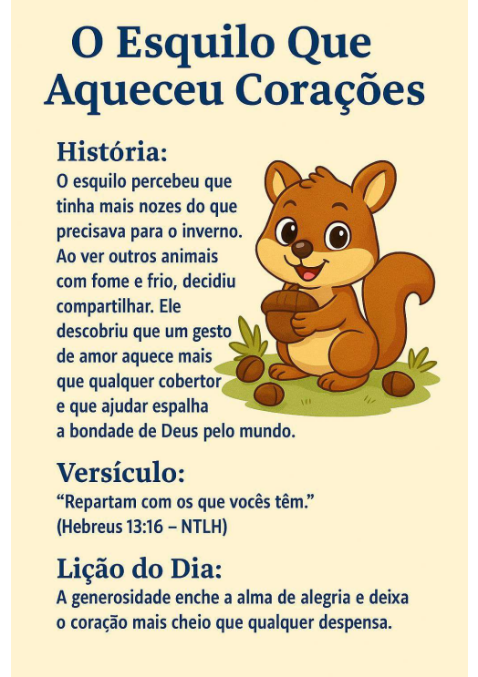 O Esquilo Que Aqueceu Coracoes