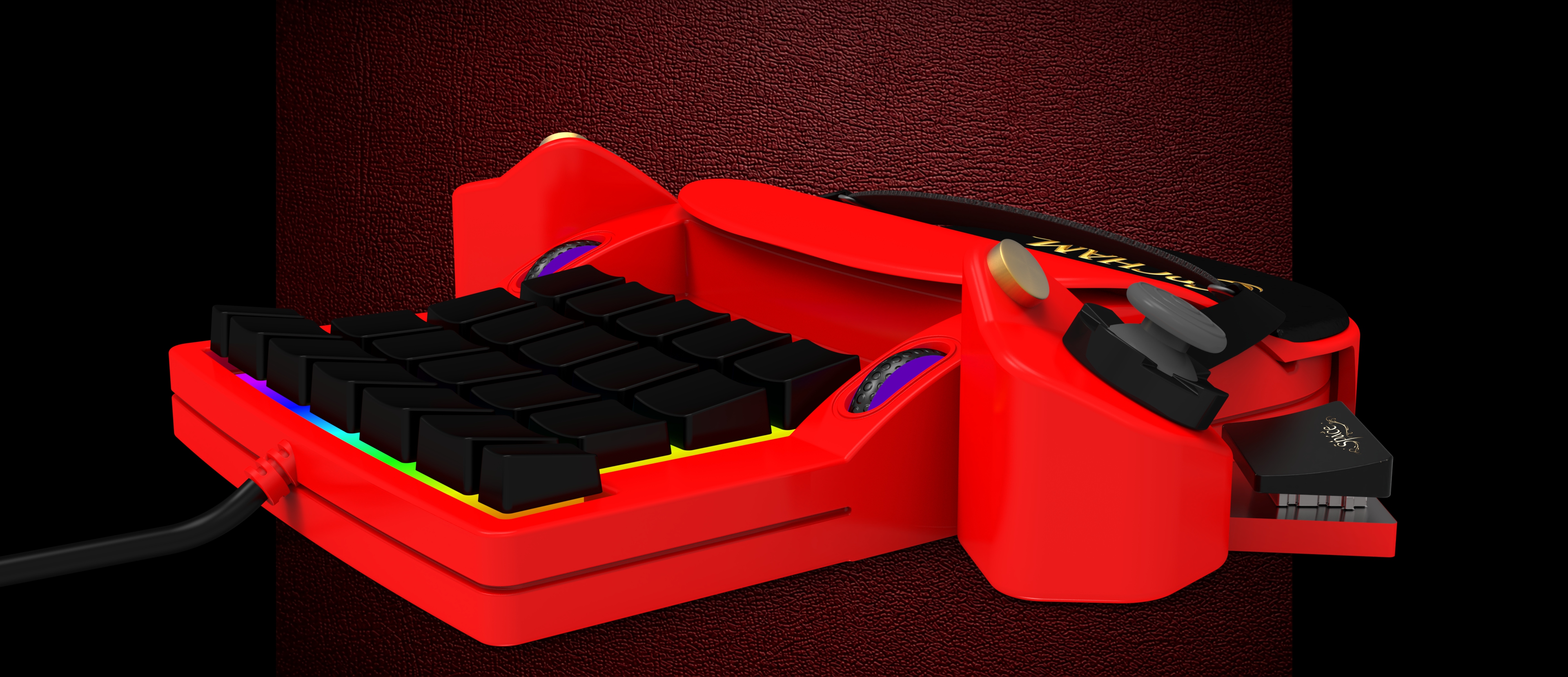 ERCHAM MK1 - Crimson Red Side View