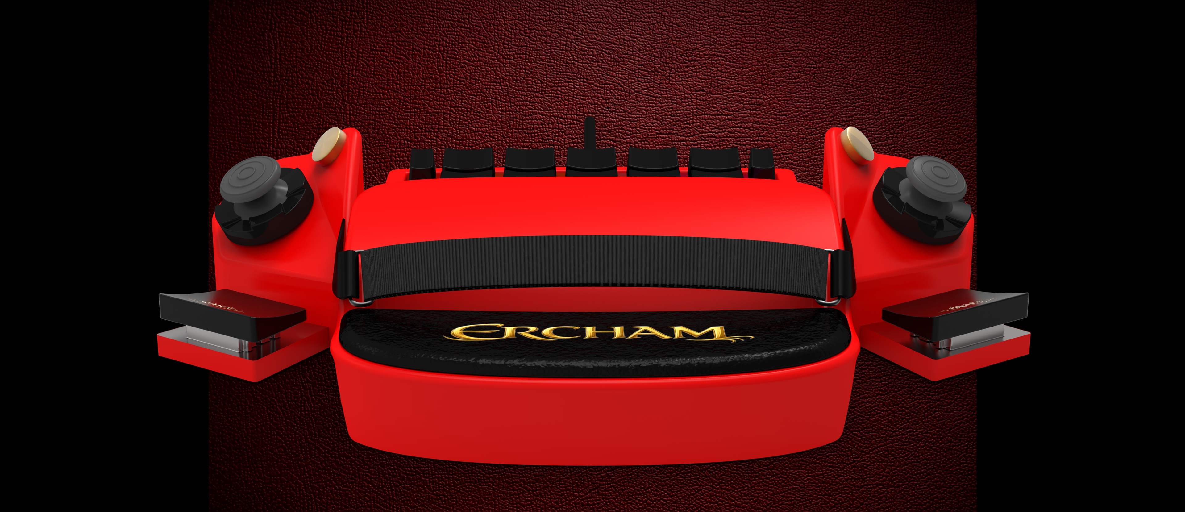 Crimson Red - Front Straps