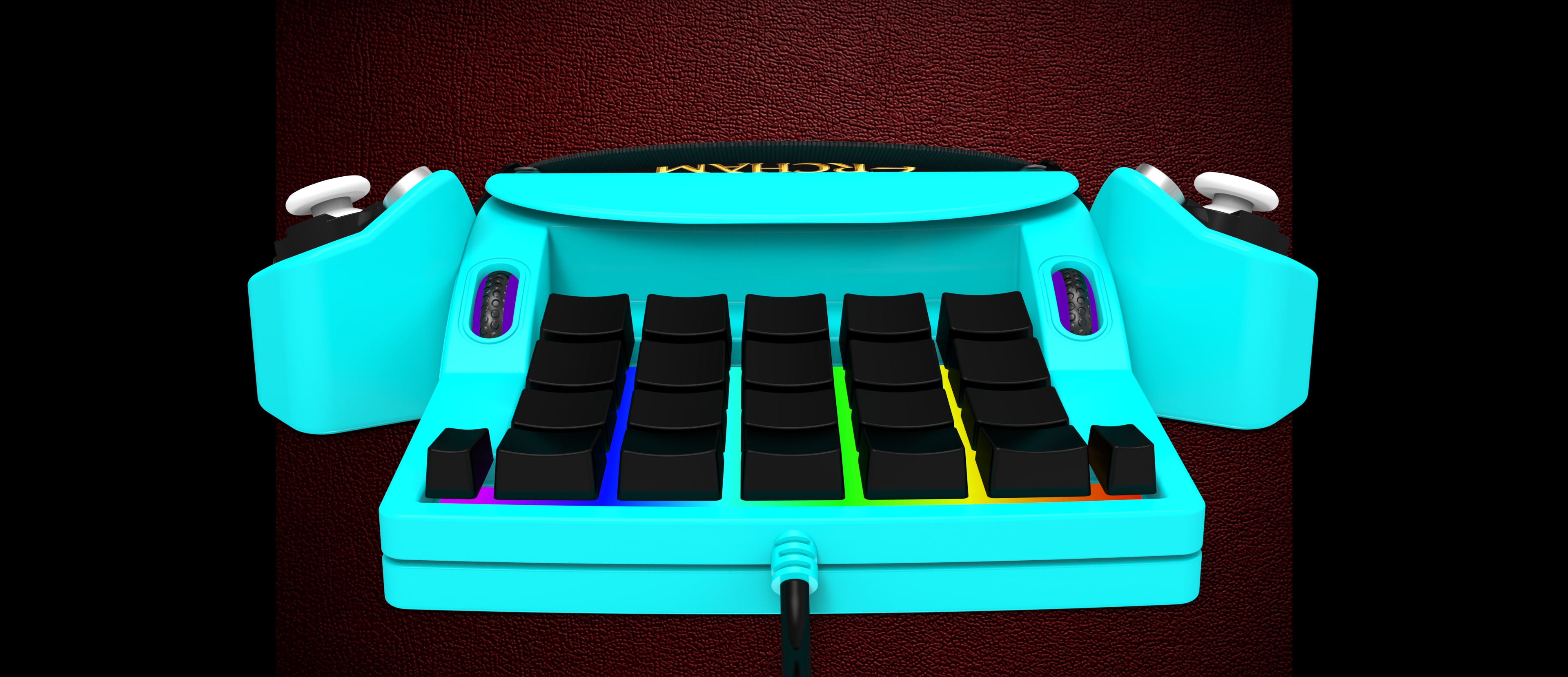 Cyan Blue - Front RGB