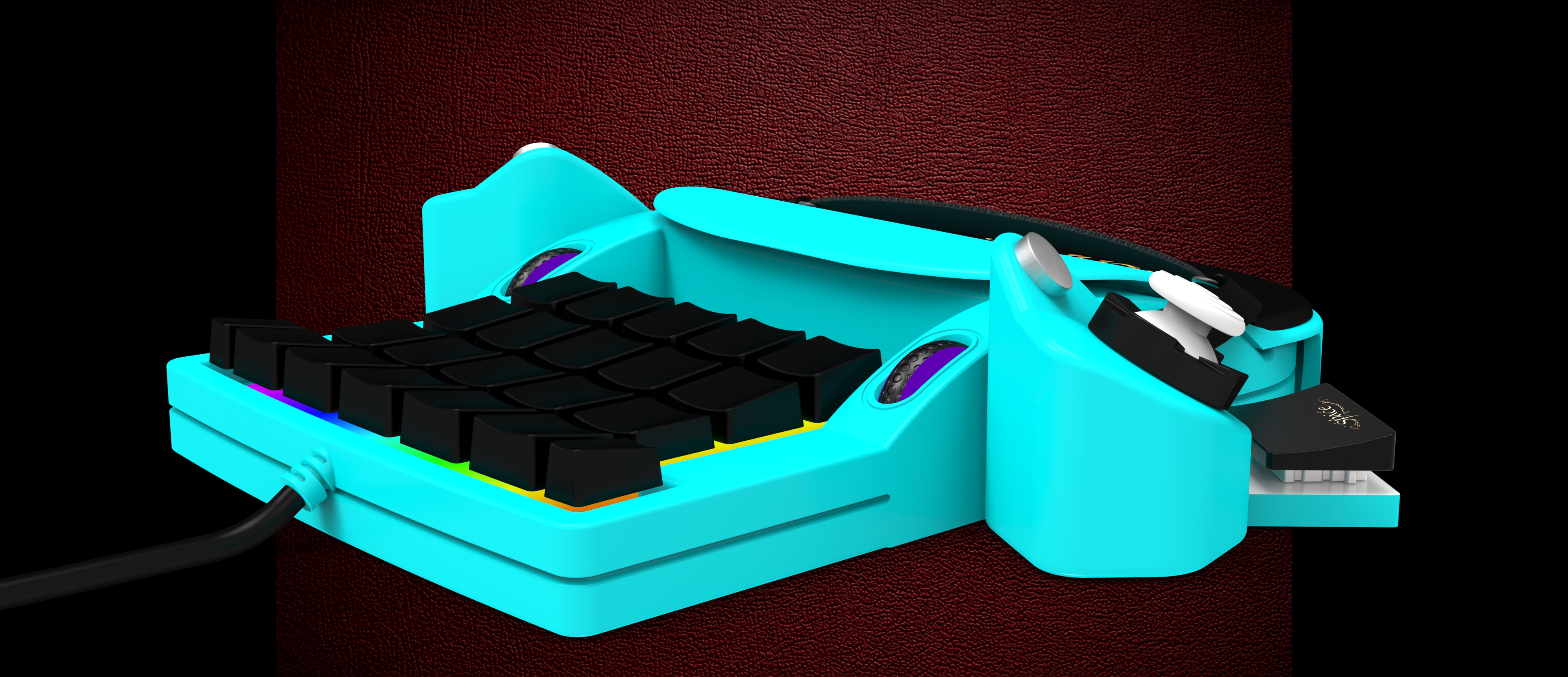 Cyan Blue - Angle