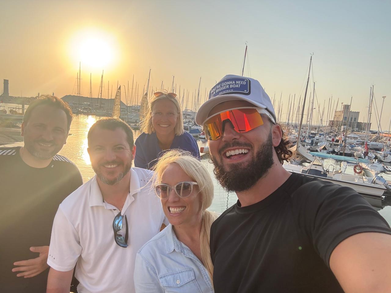 PAGS at marina sunset
