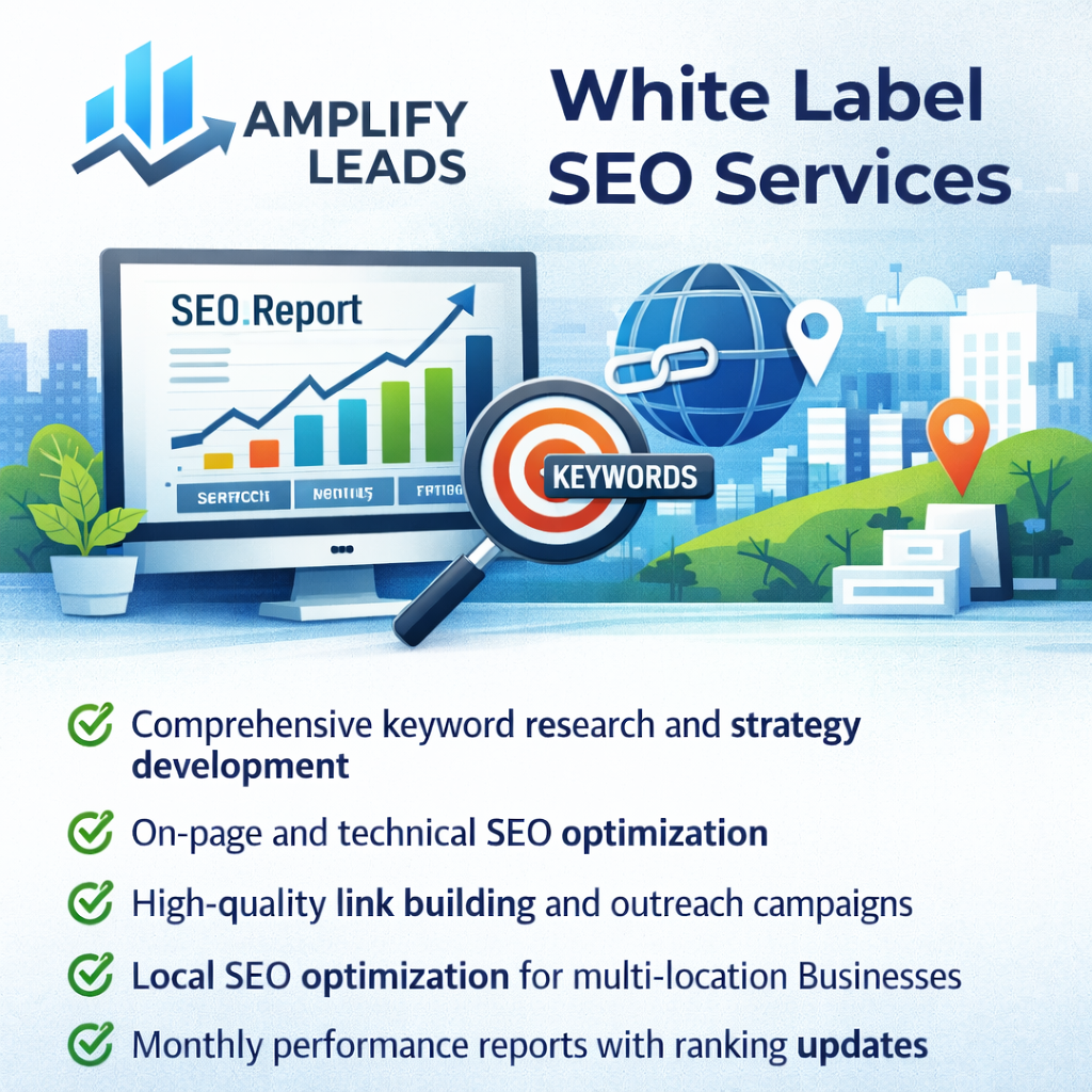 White label SEO services analytics dashboard