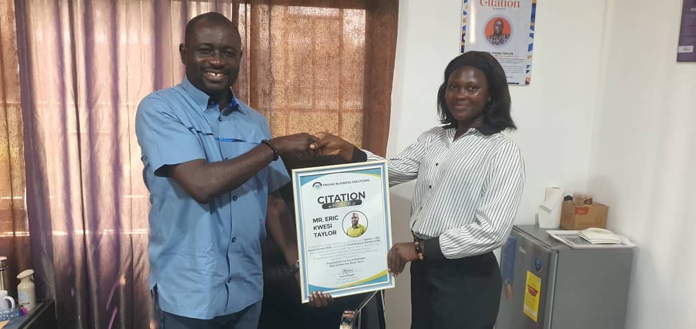 Citation and award presentation