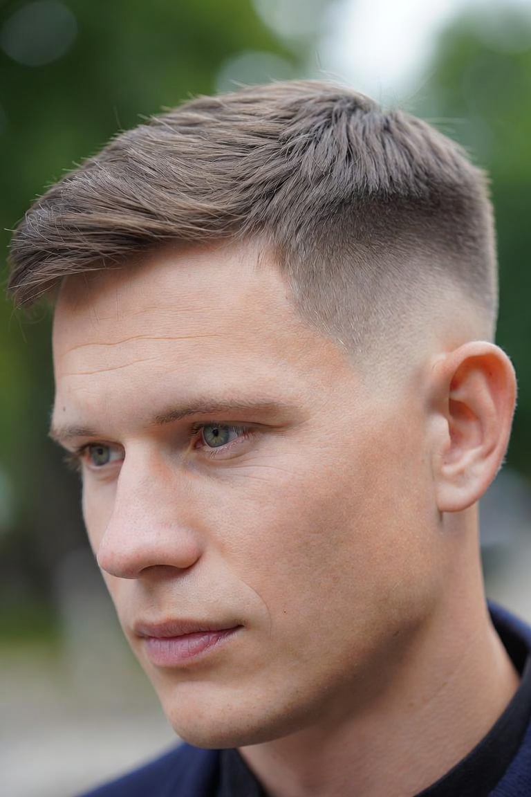 Ash Blonde Fade