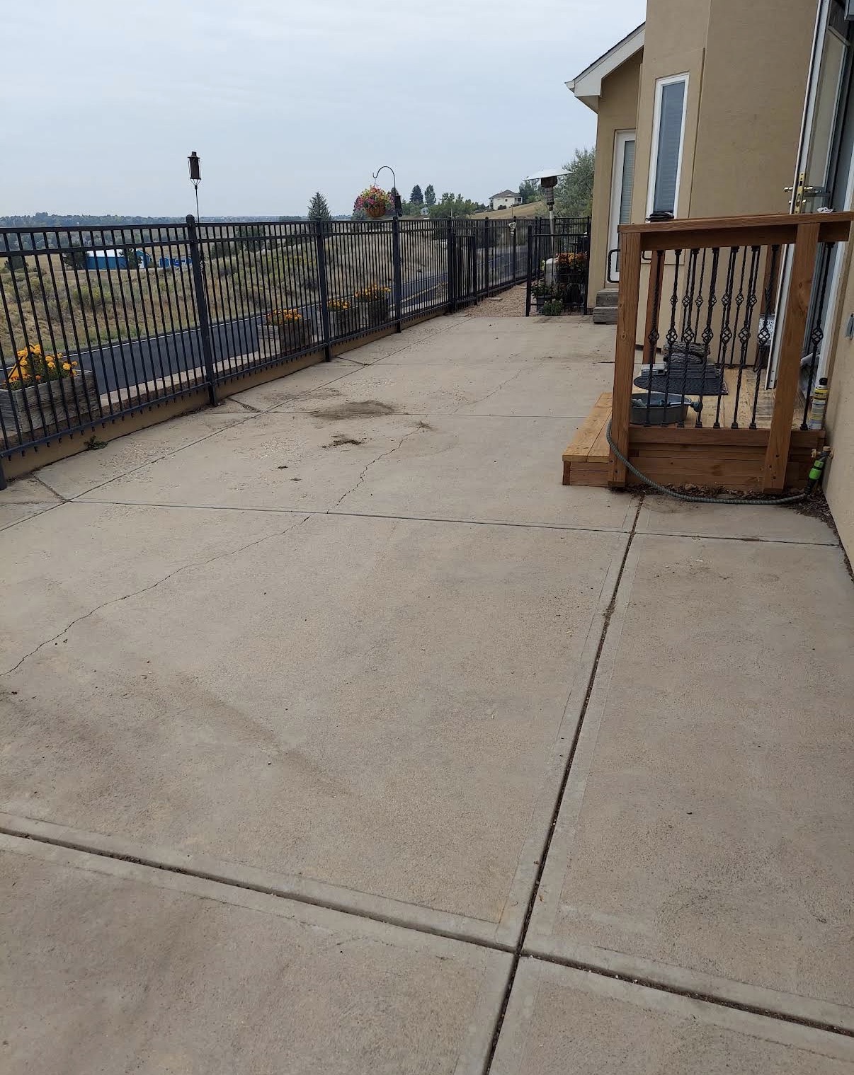 Backyard Patio VUBA Resurfacing - Before