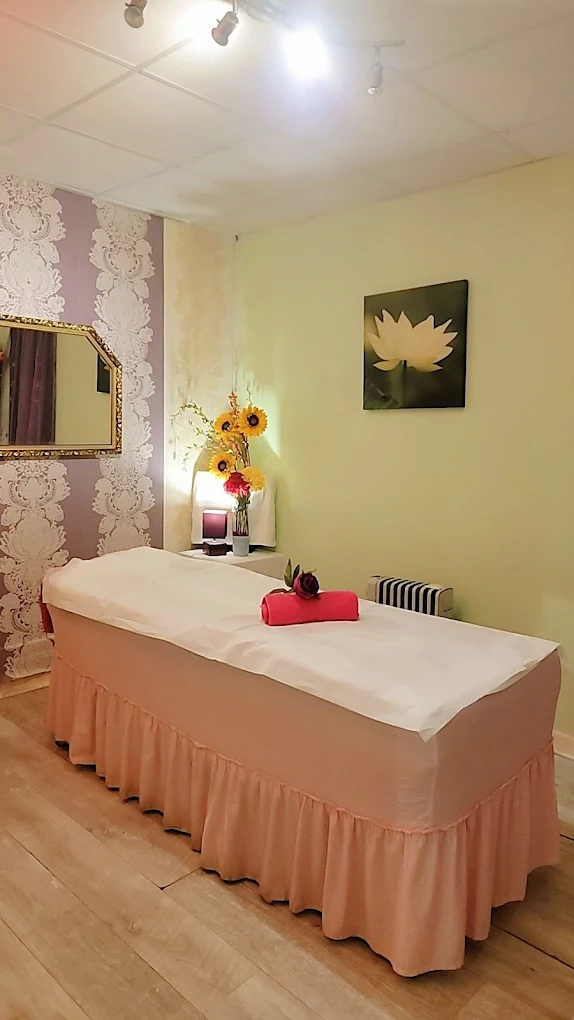 Relaxing massage room at Healing Touch Massage Darlington