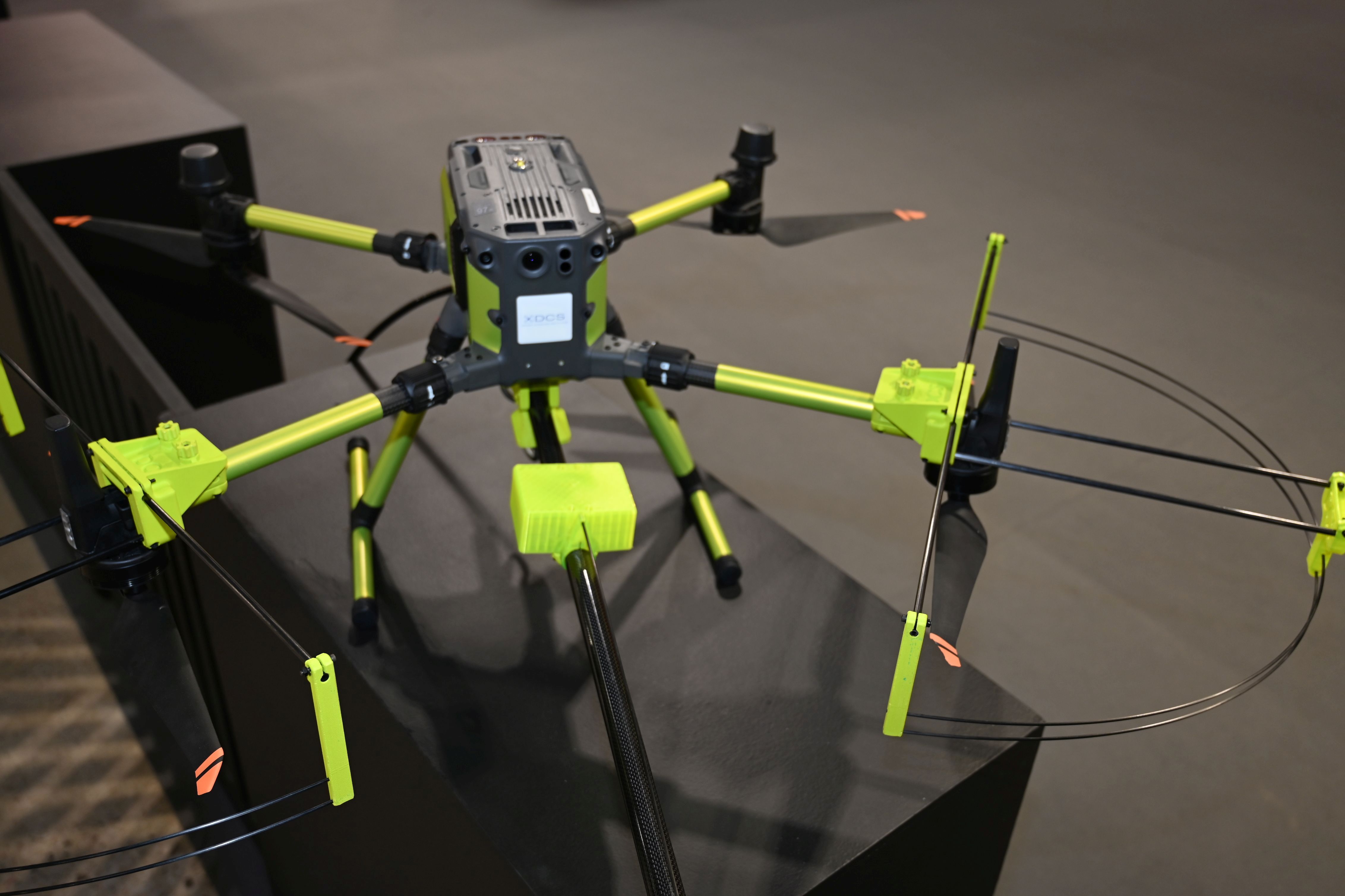Dron 6-rotorowy DCS widok z góry
