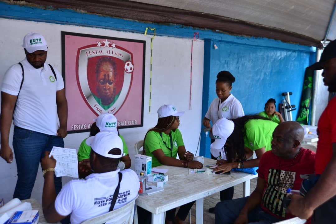 Multiple healthcare stations in operation simultaneously