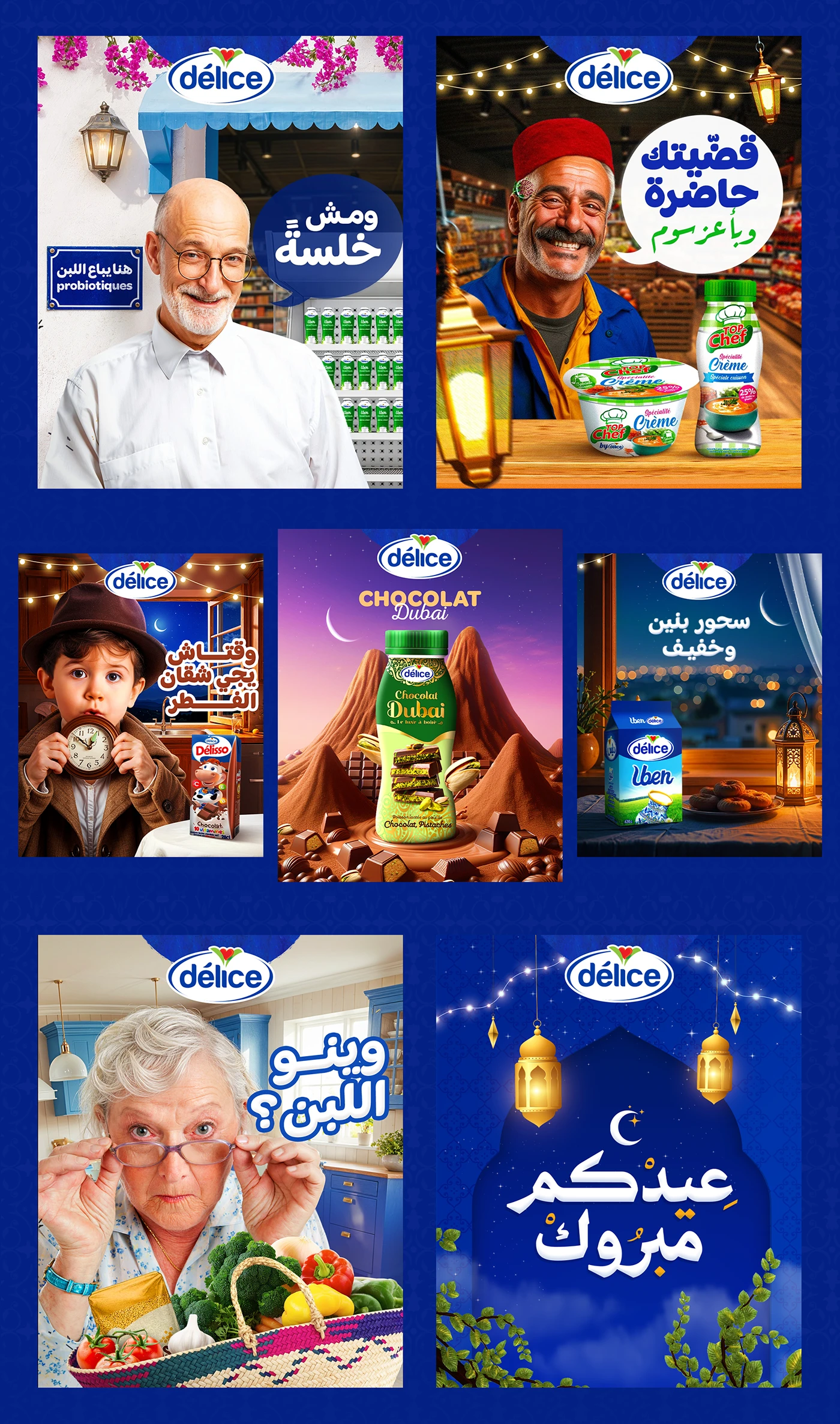 Délice Seasonal Campaign