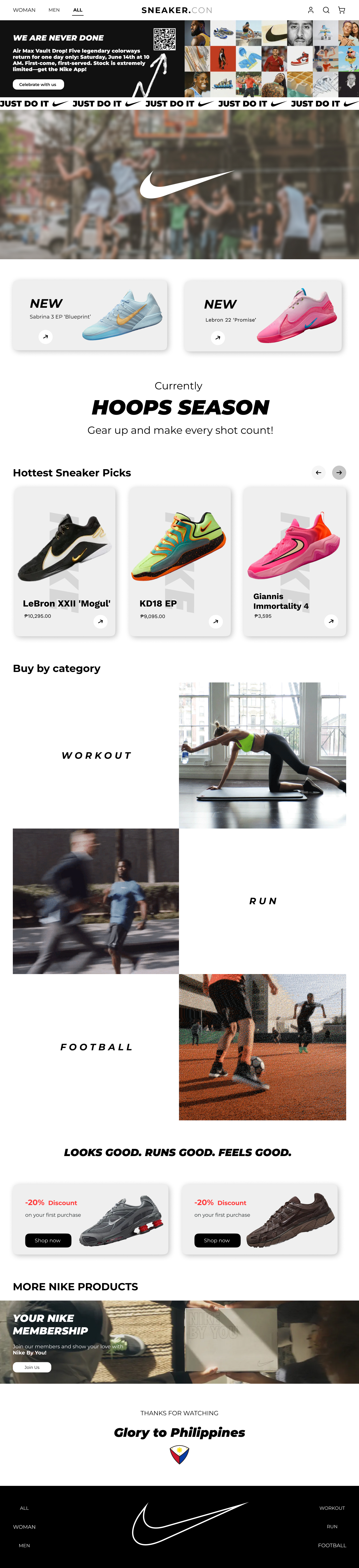 Nike - Sneaker E-commerce