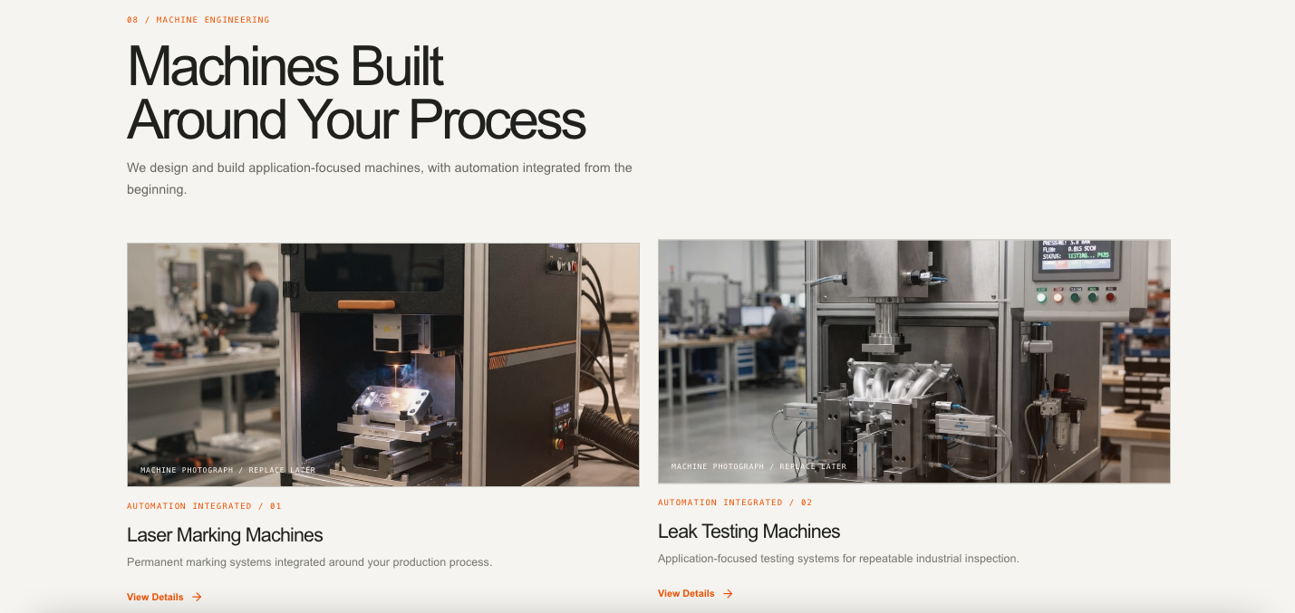 Dhruvansh machines built around your process