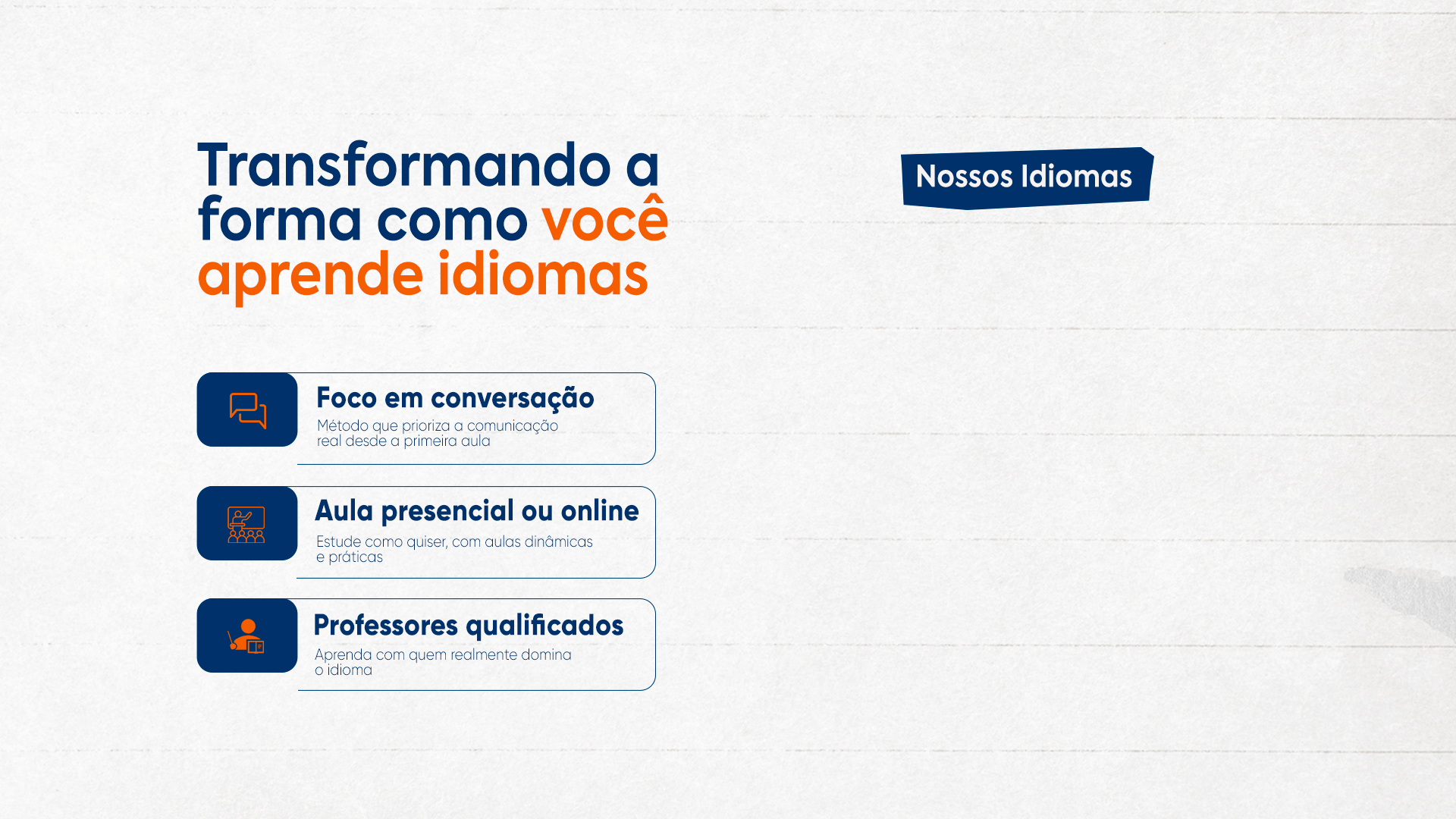 Cursos de Inglês e Espanhol - Transformando a forma como você aprende idiomas