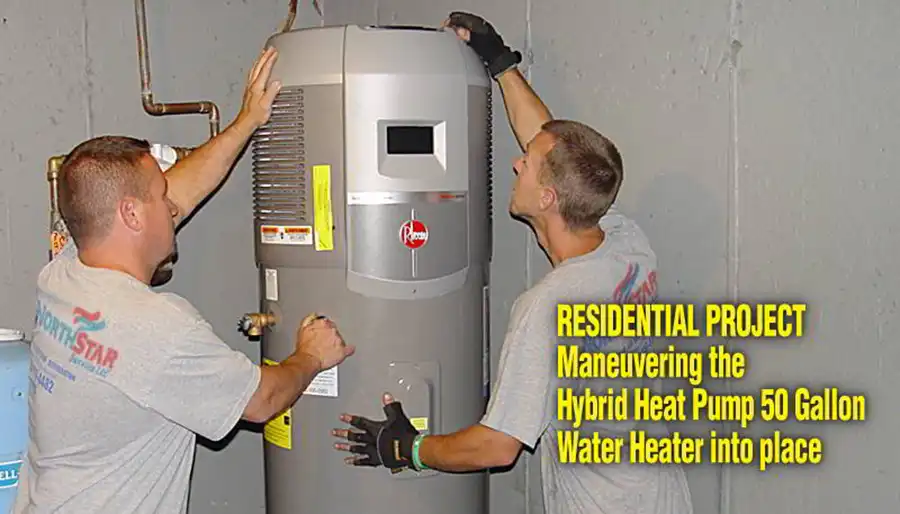 Before: Hybrid Heat Pump Water Heater