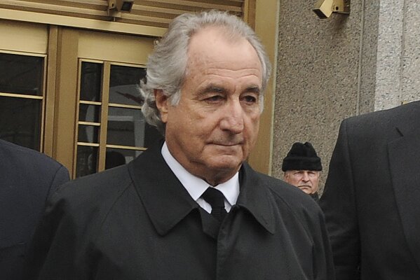 Bernie Madoff outside courthouse