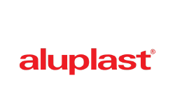 Logo Aluplast, Profilés PVC (Allemagne), partenaire fabricant européen de G&D Fenestration