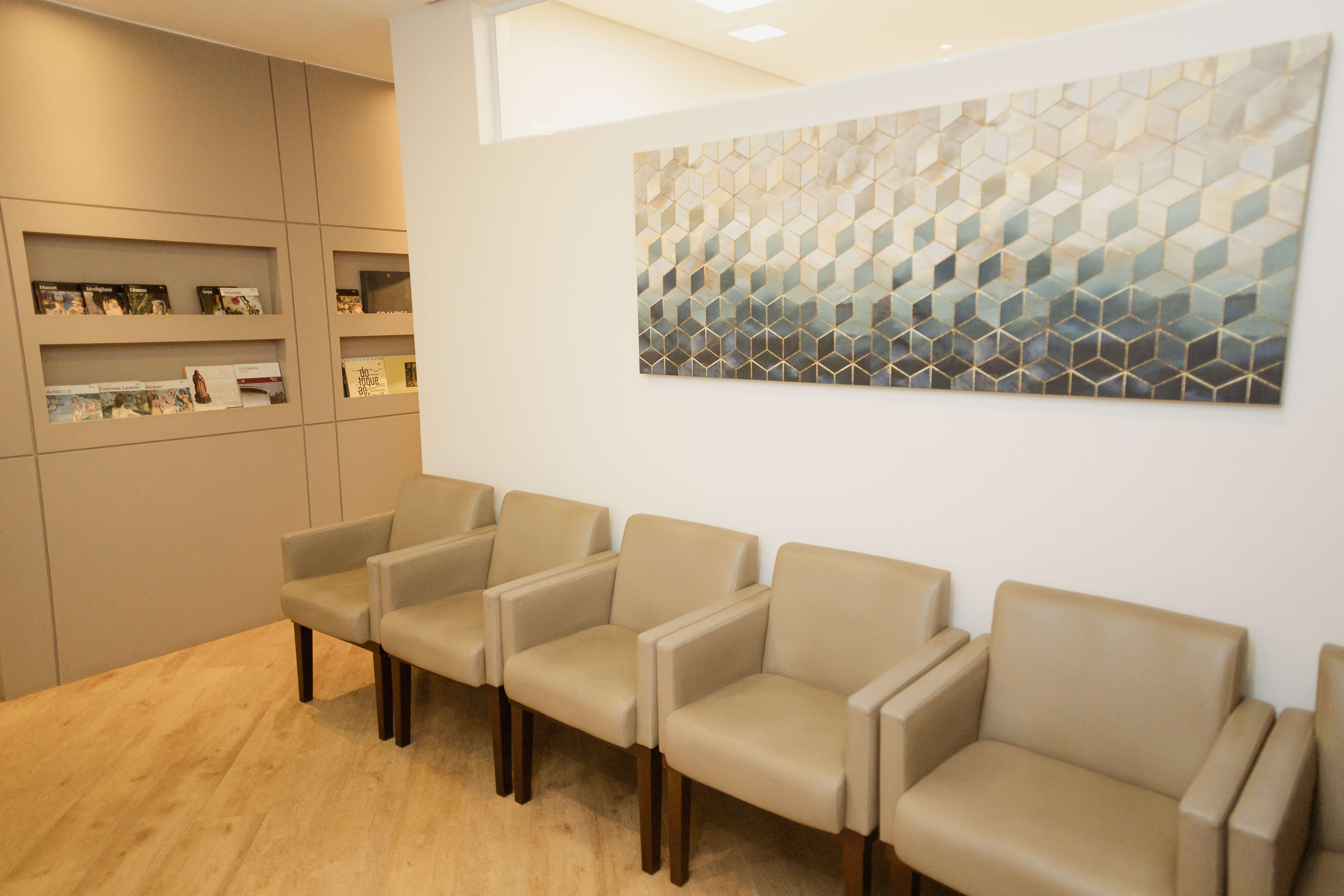 Sala de espera do consultório