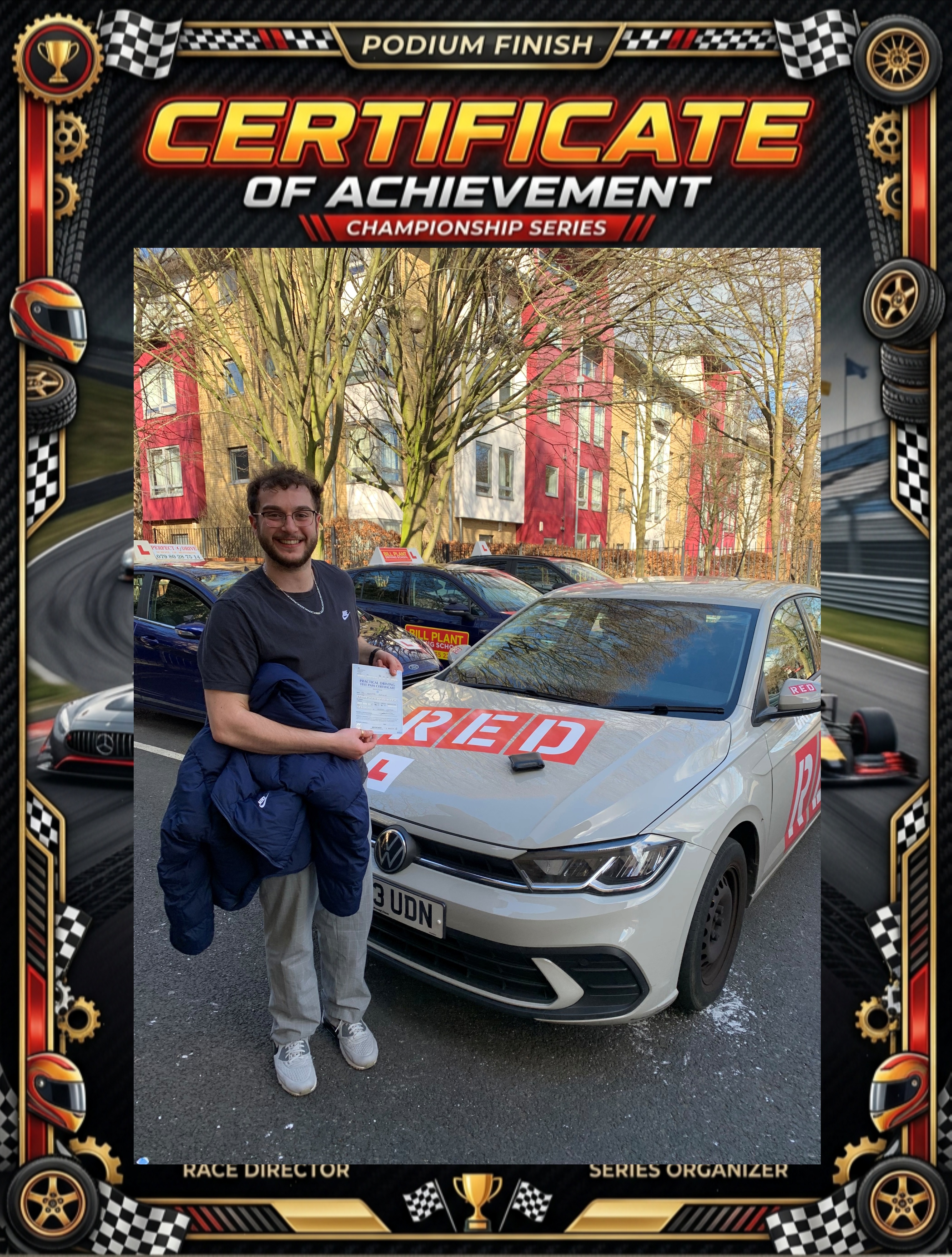 Driving test pass in Highbury