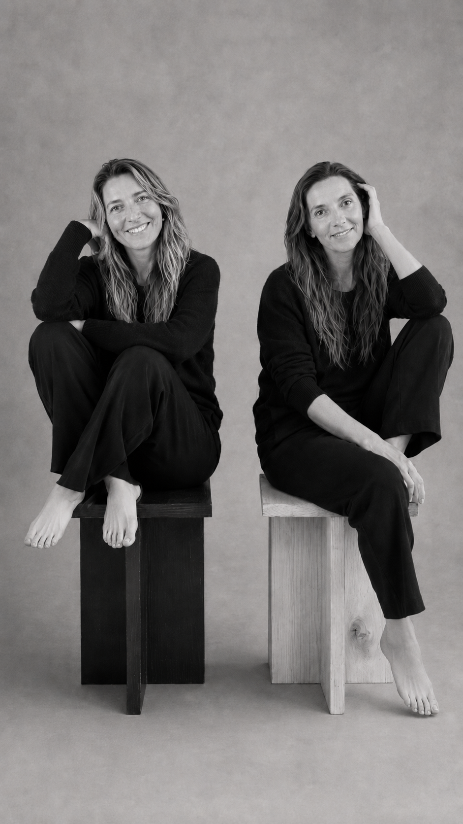 Las fundadoras de The Point sentadas separadas