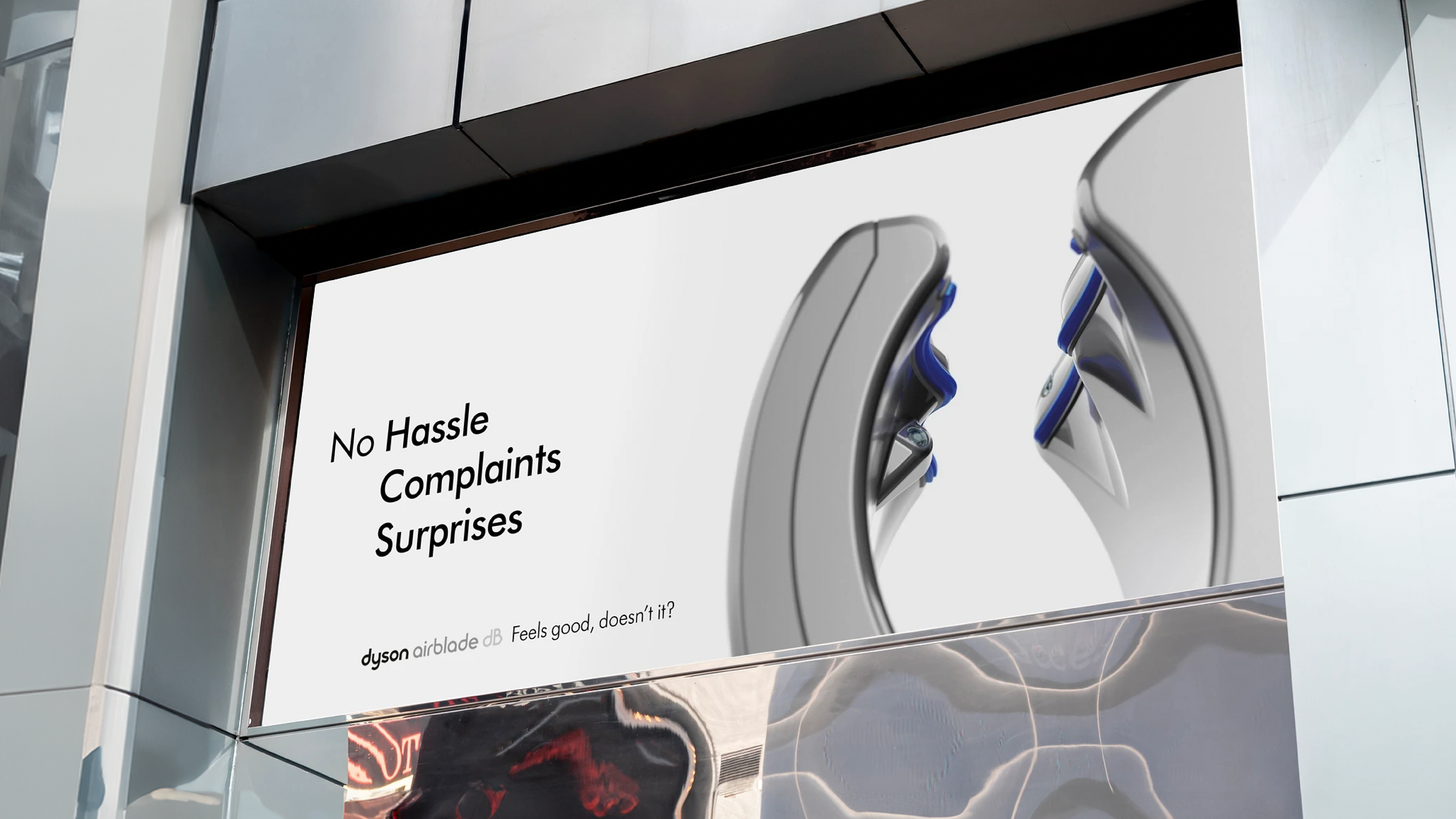 Dyson Airblade billboard advertising campaign