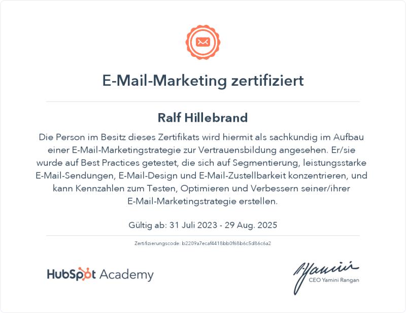 HubSpot E-Mail Marketing HubSpot E-Mail Marketing