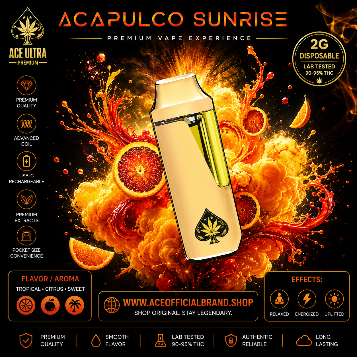 ACE ULTRA SAPPHIRE LEMON GEN 4
