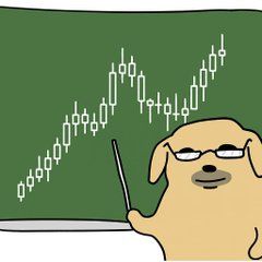 Nudaeng pointing at a bullish chart