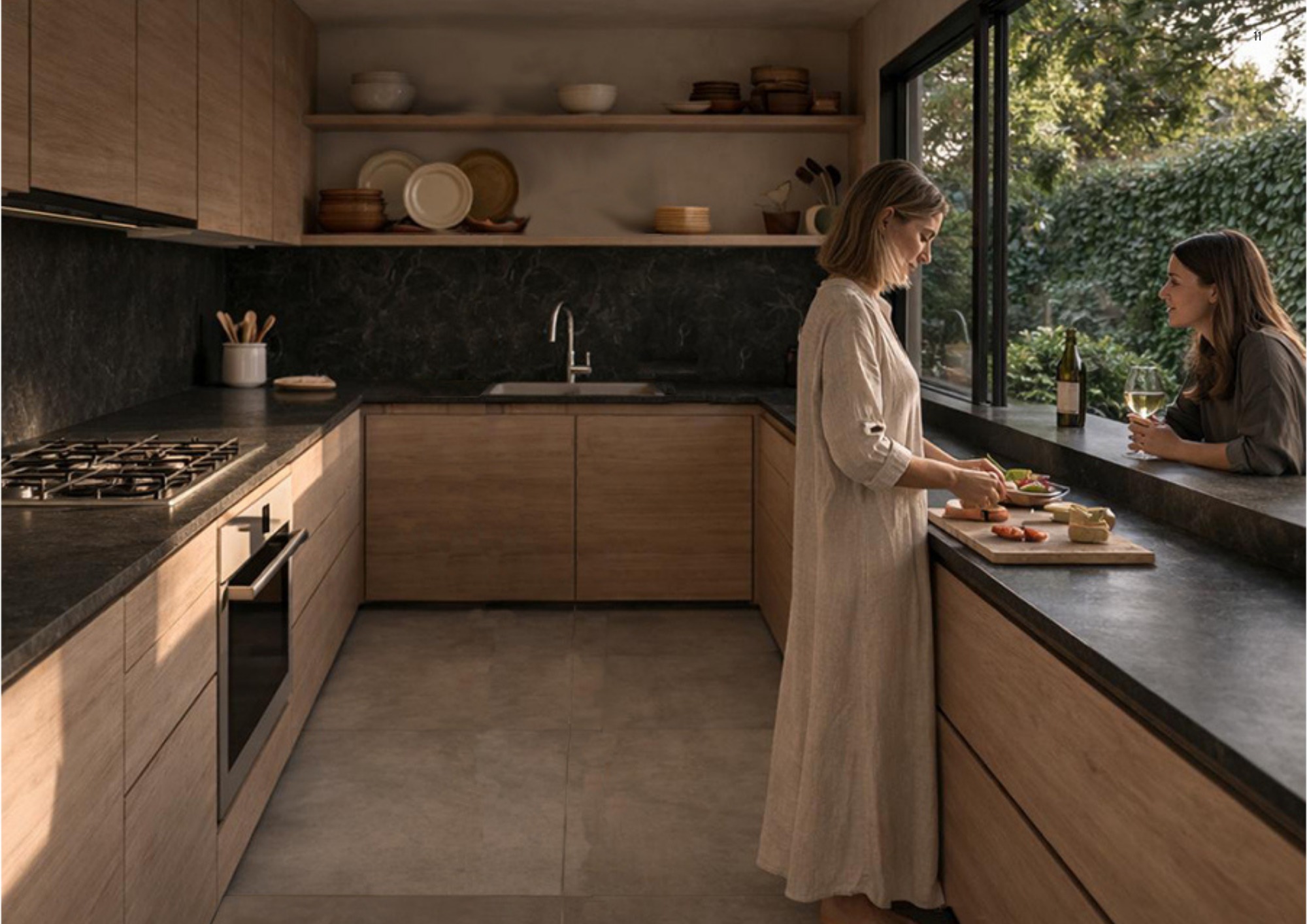 Cocina con ventana