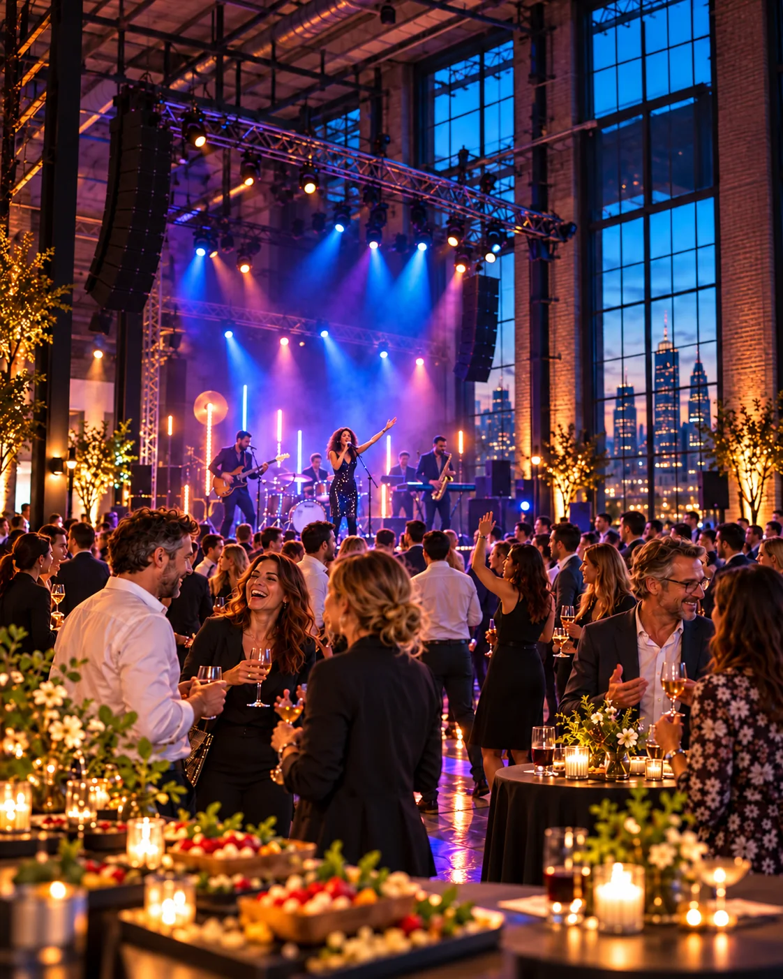 Soirée d’entreprise et célébration