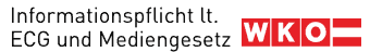 Informationspflicht lt. ECG und Mediengesetz - WKO