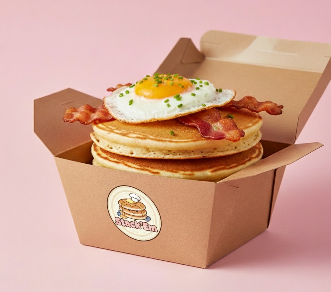 Eggs & Bacon Stack