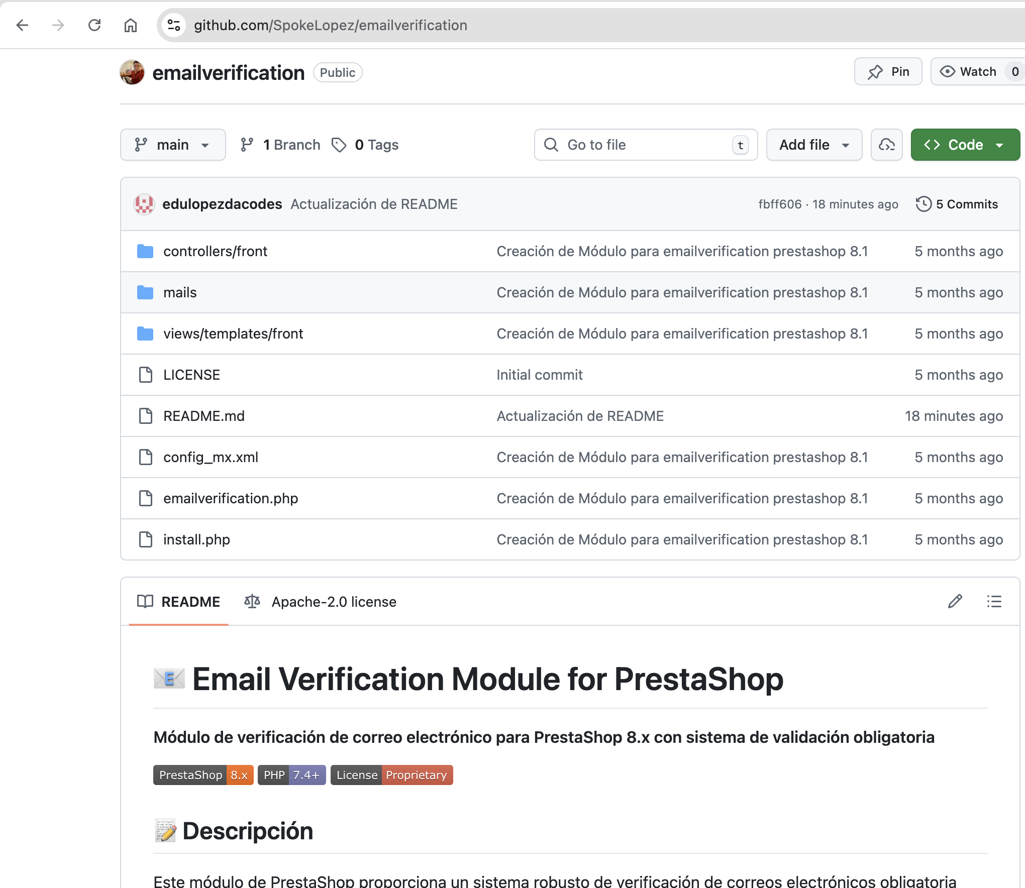 Email Verification Module
