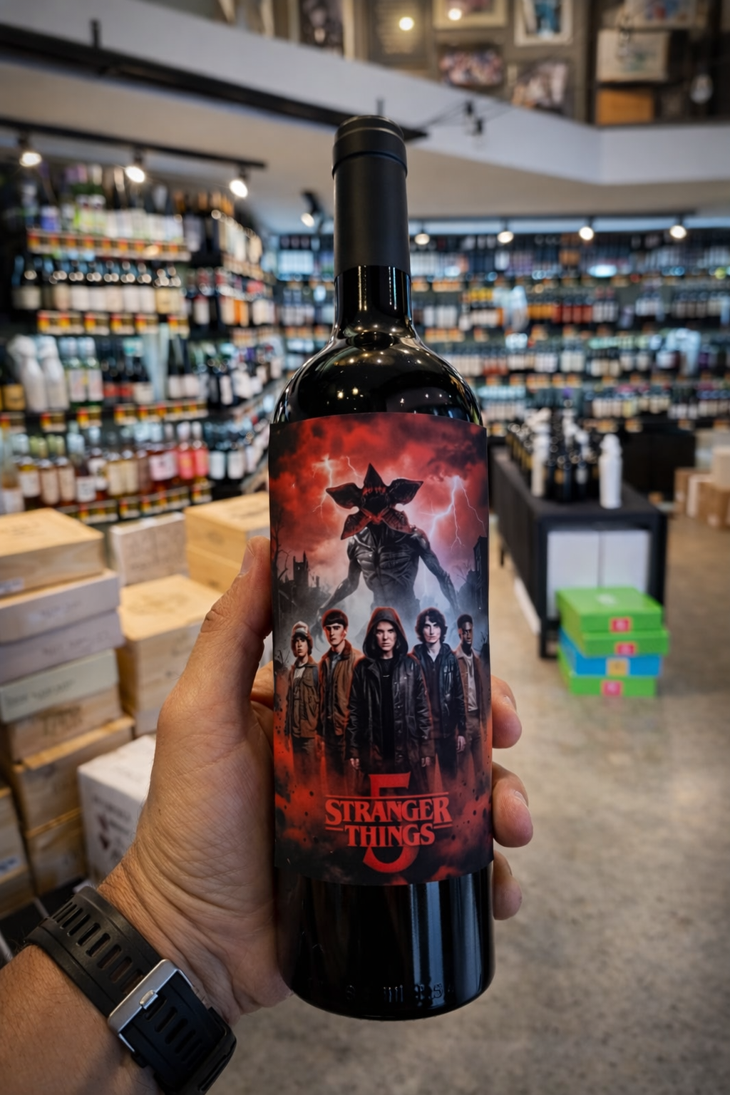 Etiqueta personalizada Stranger Things