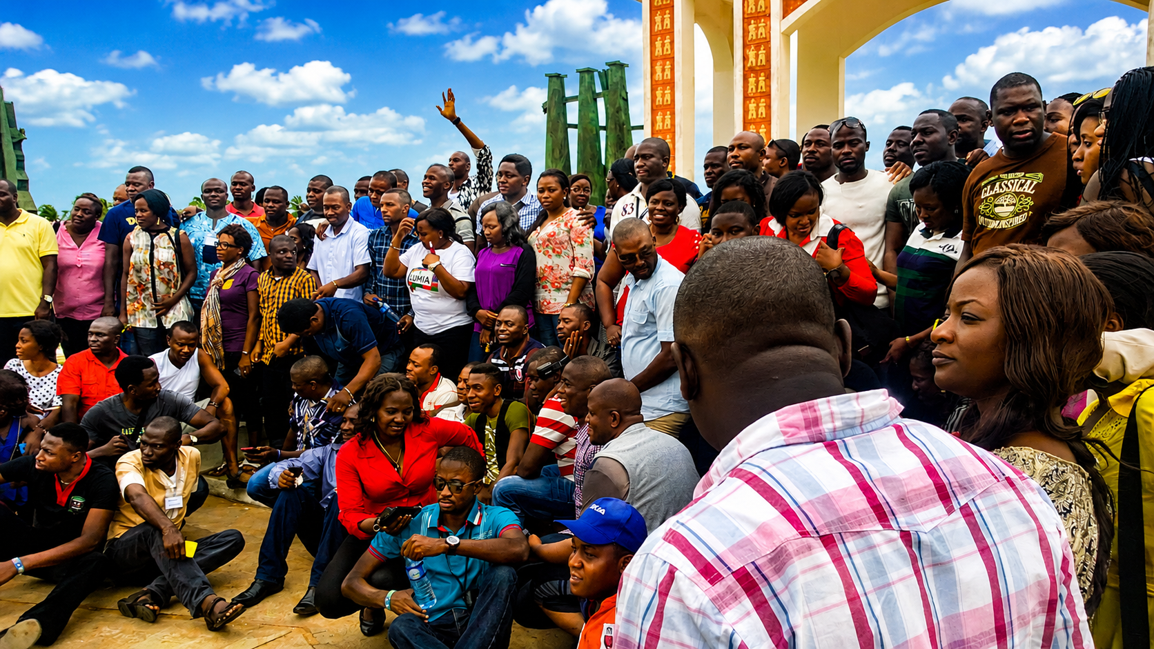 Team bonding outing (Benin Republic)