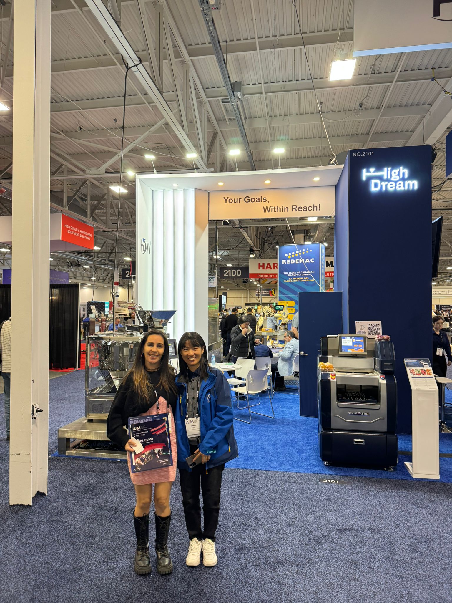High Dream booth at packaging expo